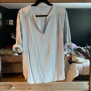 Loft 1/2button Blouse